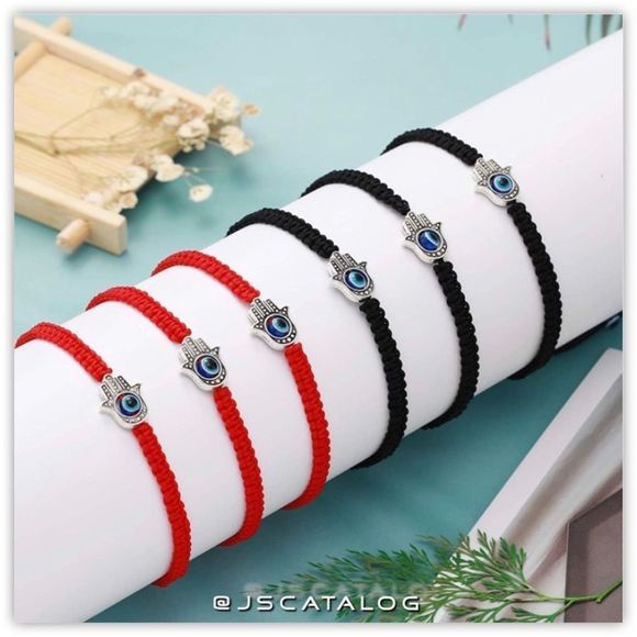 🧿 Evil Eye Braided Adjustable Handmade Bracelets - Picture 4 of 4